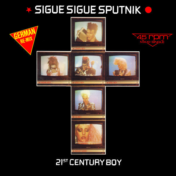 Sigue Sigue Sputnik – 21st Century Boy (German Remix) (EX, FUNDA VG+) BOX20