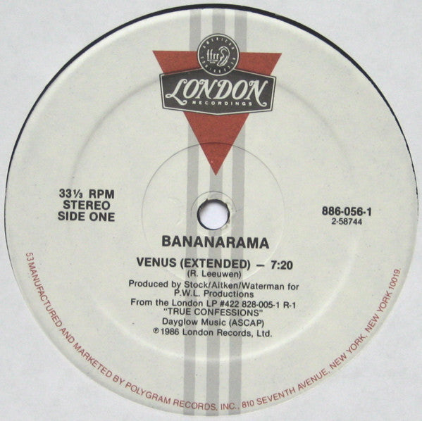 Bananarama – Venus (NM, Funda VG+) BOX34
