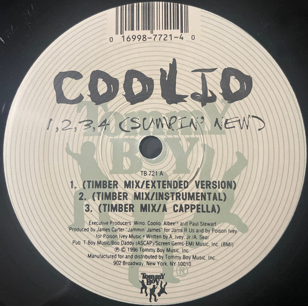 Coolio – 1, 2, 3, 4 (Sumpin' New) (VG+, FUNDA NM) BOX13