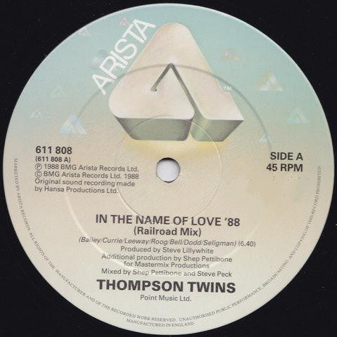 Thompson Twins – In The Name Of Love '88 (NM) BOX16