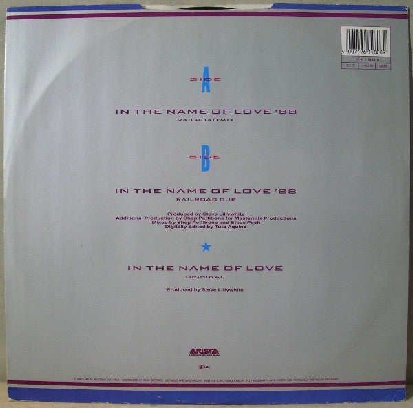 Thompson Twins – In The Name Of Love '88 (NM) BOX16