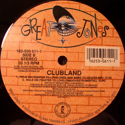 Clubland – Hold On (Tighter To Love) (NM) BOX18