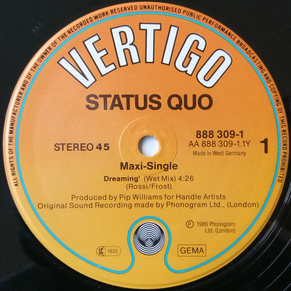 Status Quo – Dreamin' (NM) BOX10