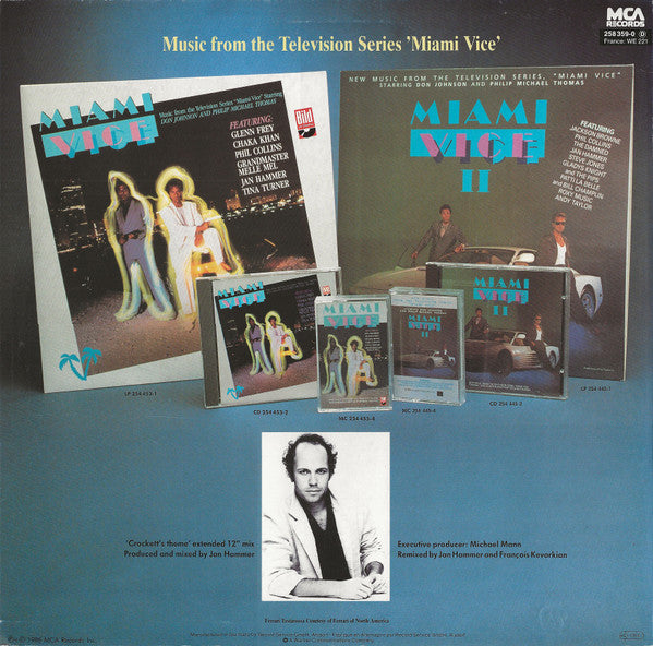 Jan Hammer – Crockett's Theme (Extended 12" Mix) (EX, FUNDA VG+) BOX22