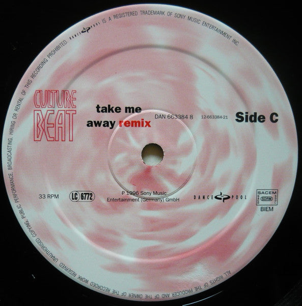 Culture Beat – Take Me Away (Remix) (NM, DISCO DOBLE) BOX20