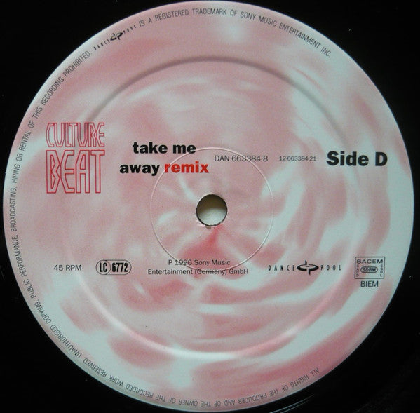 Culture Beat – Take Me Away (Remix) (NM, DISCO DOBLE) BOX20