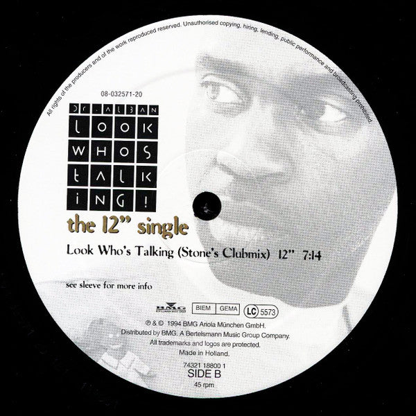 Dr. Alban – Look Who's Talking! (The 12'' Single) (NM) BOX16