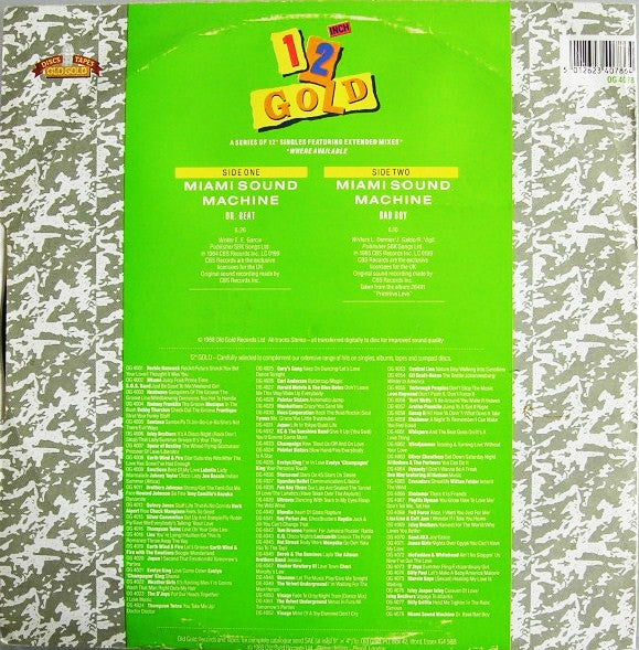 Miami Sound Machine – Dr. Beat / Bad Boy (NM, FUNDA EX) BOX2