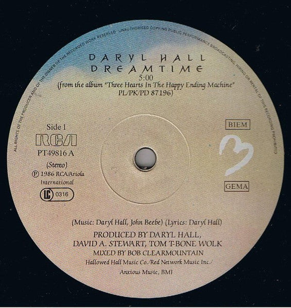 Daryl Hall ‎– Dreamtime (NM) BOX5