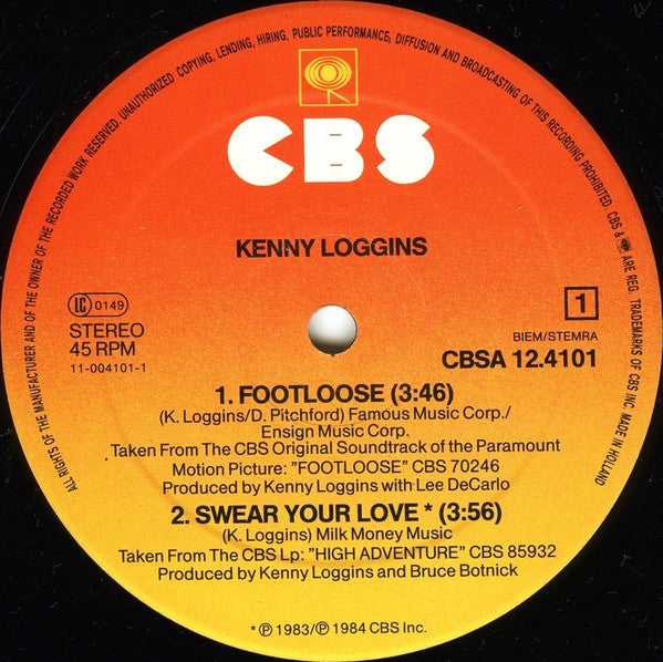 Kenny Loggins – Footloose (NM) BOX33