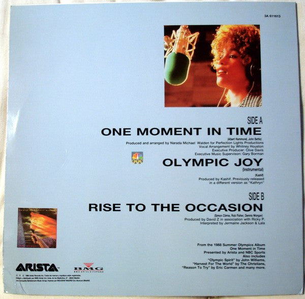 Whitney Houston – One Moment In Time (VG+) BOX1