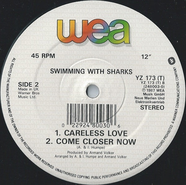 Swimming With Sharks – Careless Love (NM) BOXE4