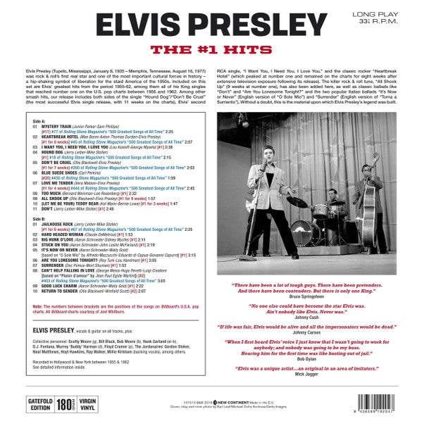 Elvis Presley – The #1 Hits (NUEVO, SELLADO) BOXV30