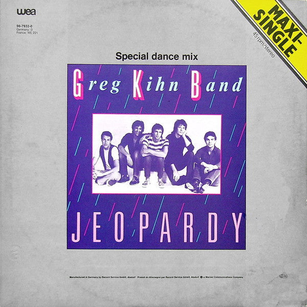 Greg Kihn Band – Jeopardy (NM, FUNDA VG+) BOX12
