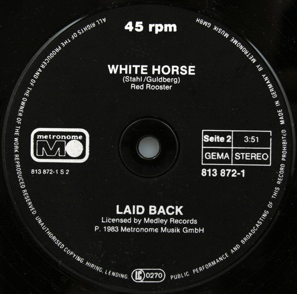 Laid Back – Sunshine Reggae/White Horse (EX) BOX15
