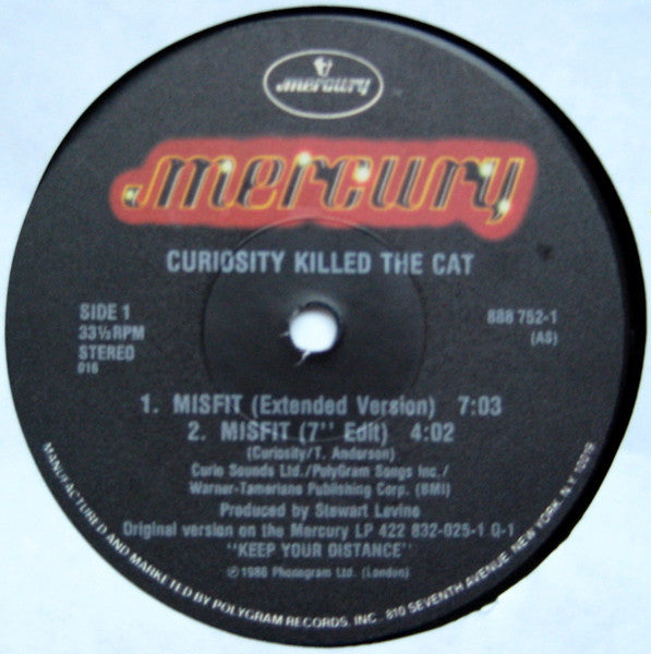 Curiosity Killed The Cat – Misfit (VG+) BOX32