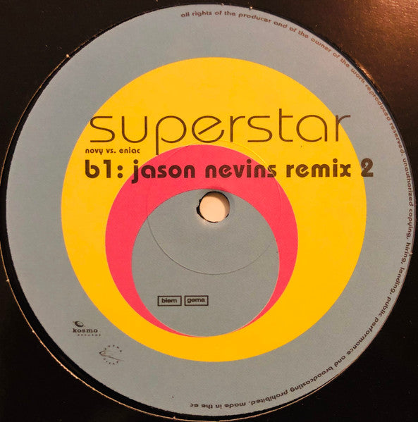 Novy Vs. Eniac – Superstar (NM, FUNDA VG+) BOX20