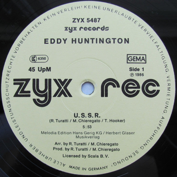 Eddy Huntington – U.S.S.R. (EX, FUNDA VG+) BOX5