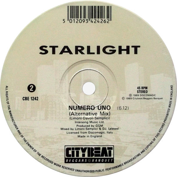 Starlight – Numero Uno (EX, FUNDA GENERICA) BOX15