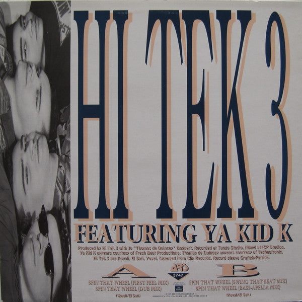 Hi Tek 3 Featuring Ya Kid K – Spin That Wheel (NM) BOX16