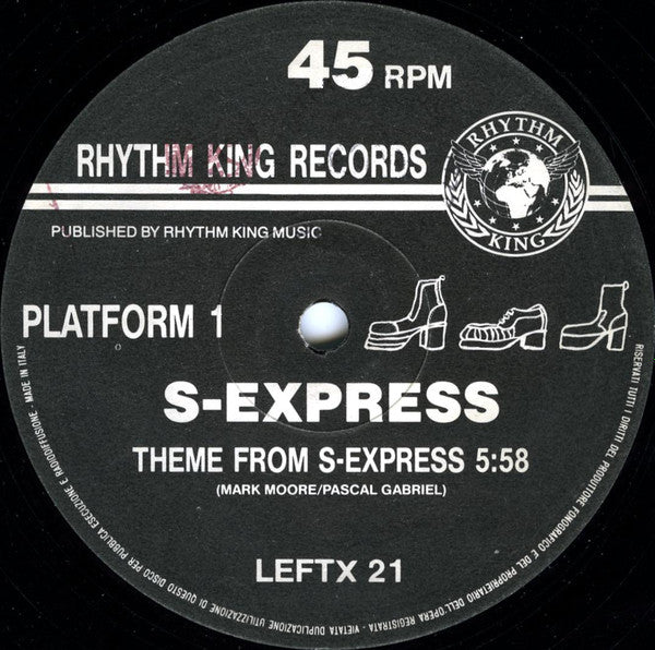 S'Express – Theme From S-Express (NM, FUNDA VG+) BOX21