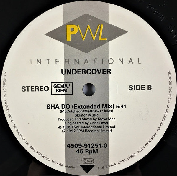 Undercover – Never Let Her Slip Away (NM, FUNDA VG+) BOX9