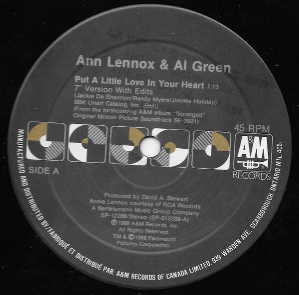 Ann Lennox* & Al Green – Put A Little Love In Your Heart (NM, FUNDA GENÉRICA) BOXE3