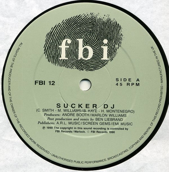 Dimples D – Sucker DJ (VG+, FUNDA VG) BOX36