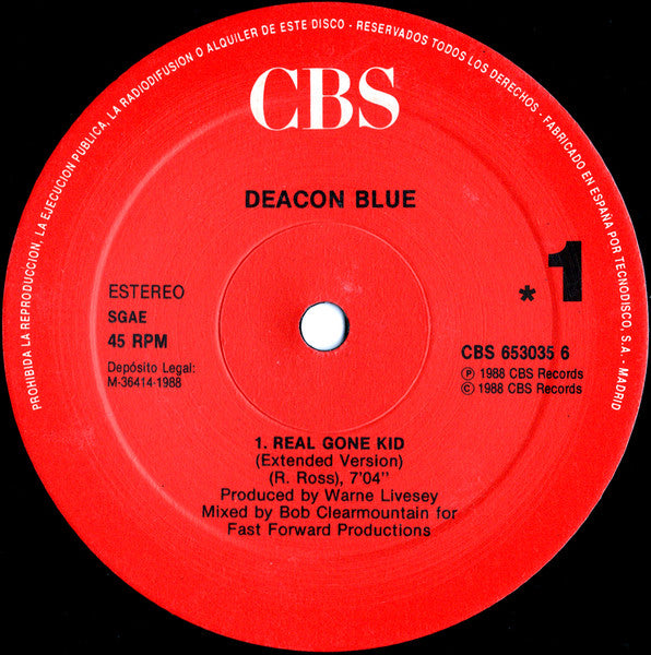 Deacon Blue – Real Gone Kid (VG+) BOX22
