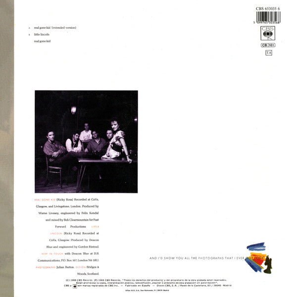 Deacon Blue – Real Gone Kid (VG+) BOX22
