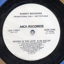 Robert Brookins Featuring Stephanie Mills – Where Is The Love (NM, FUNDA VG+) BOXE3