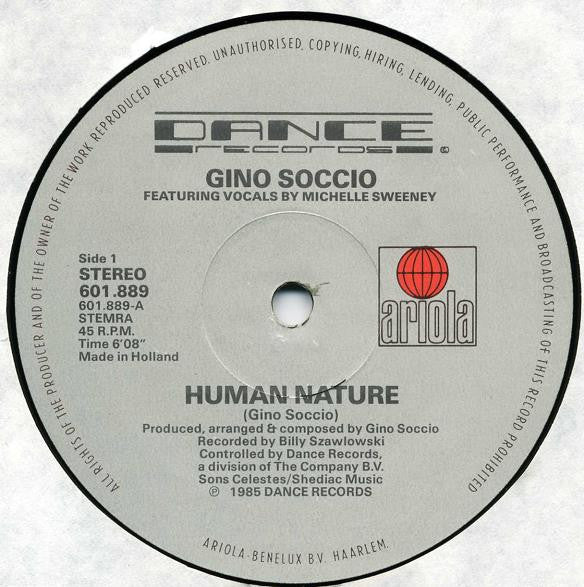 Gino Soccio – Human Nature (Remix) (VG+, FUNDA NM) BOX8