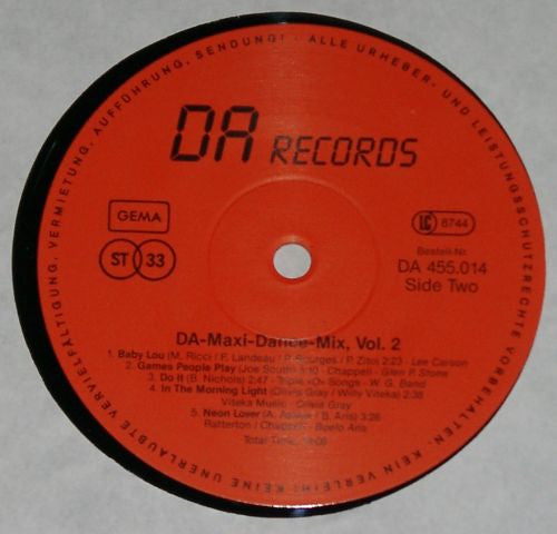 Various – DA Maxi-Dance-Mix Vol. 2 (VG+) BOX16