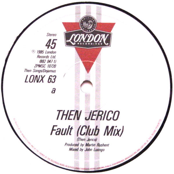Then Jerico – Fault (VG+) BOXE2