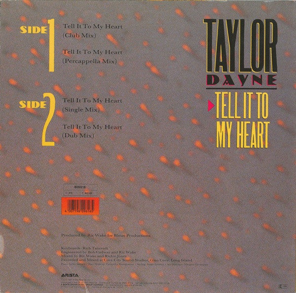 Taylor Dayne – Tell It To My Heart (VG+) BOX6
