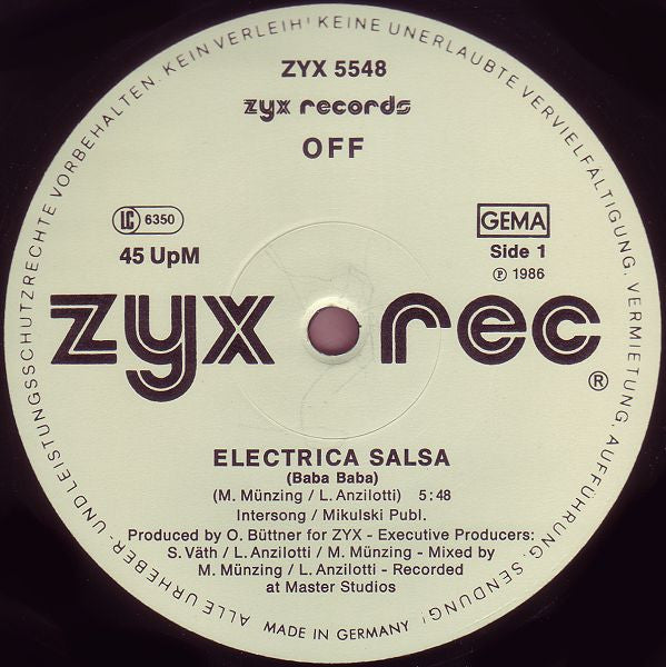 Off – Electrica Salsa (Baba Baba) (NM, FUNDA EX) BOX 21