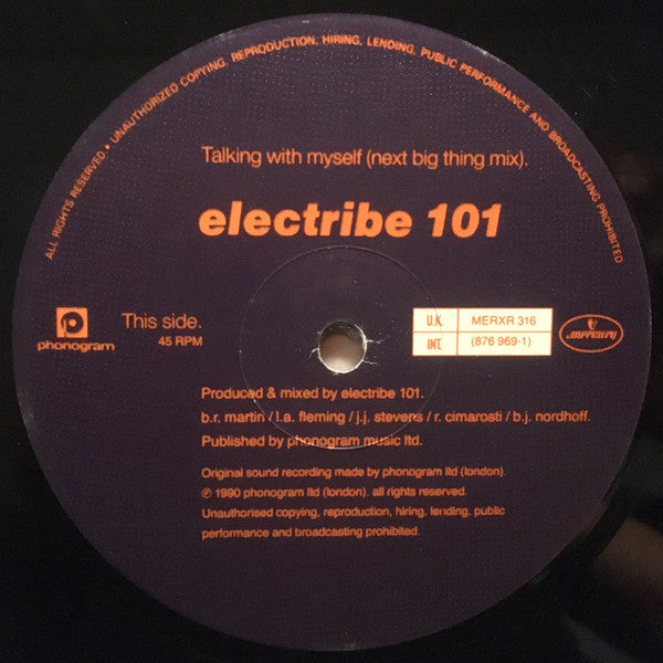 Electribe 101 – Talking With Myself (Remix) (NM) BOXE1