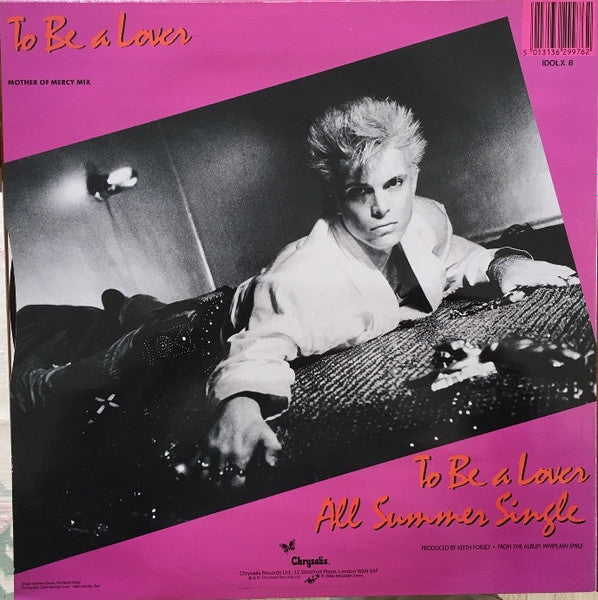 Billy Idol – To Be A Lover (NM) BOX25