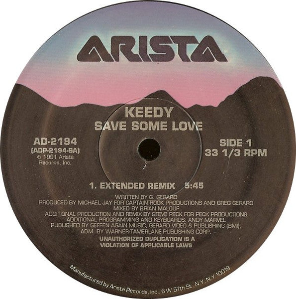 Keedy – Save Some Love (VG+) BOXE2