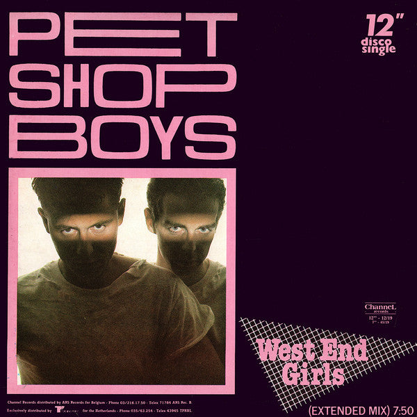 Pet Shop Boys – West End Girls (Extended Mix) (NM, FUNDA VG+) BOX31