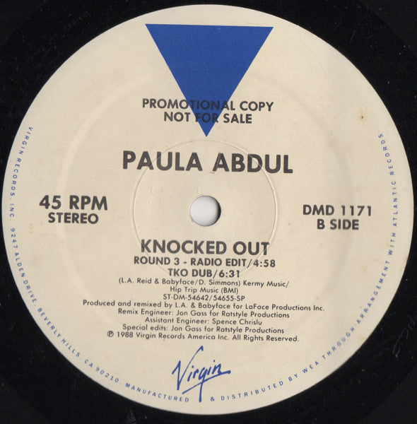 Paula Abdul ‎– Knocked Out (NM) BOX1