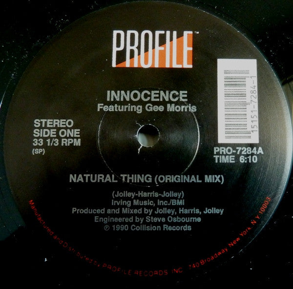 Innocence – Natural Thing (NM) BOXE3