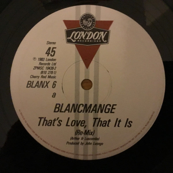 Blancmange – That's Love, That It Is (New Dance Mix Version) (VG+) BOX18