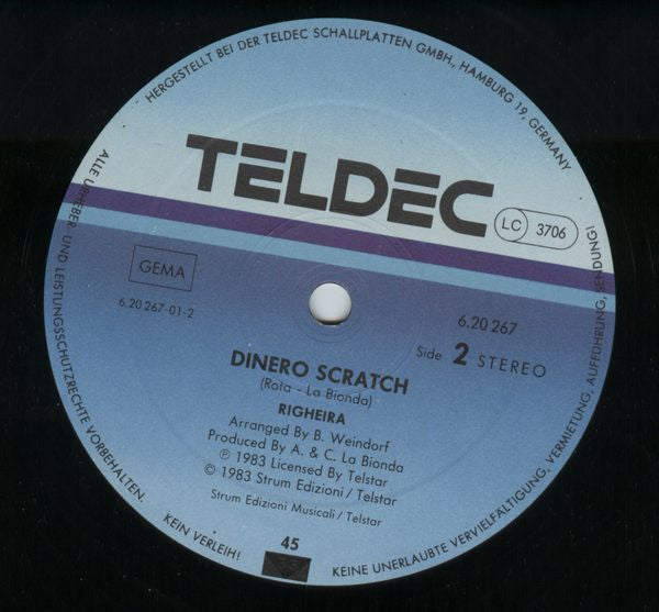 Righeira – No Tengo Dinero (VG+) BOX11