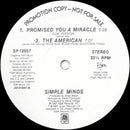 Simple Minds – Promised You A Miracle (VG+ PEQUEÑA MARCA CON LAPIZ EN LA GALLETA) BOX 11