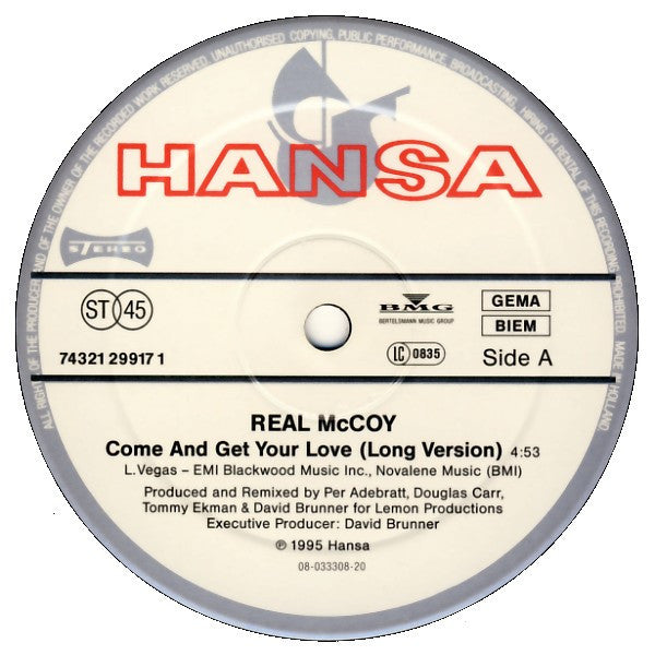 Real McCoy – Come And Get Your Love (NM) BOX5