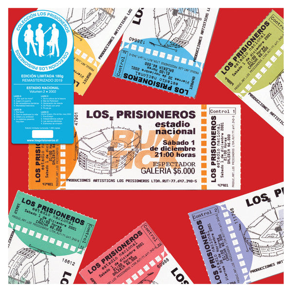 Los Prisioneros – Estadio Nacional Volumen 2 / DISCO DOBLE (NUEVO, SELLADO) BOXV4