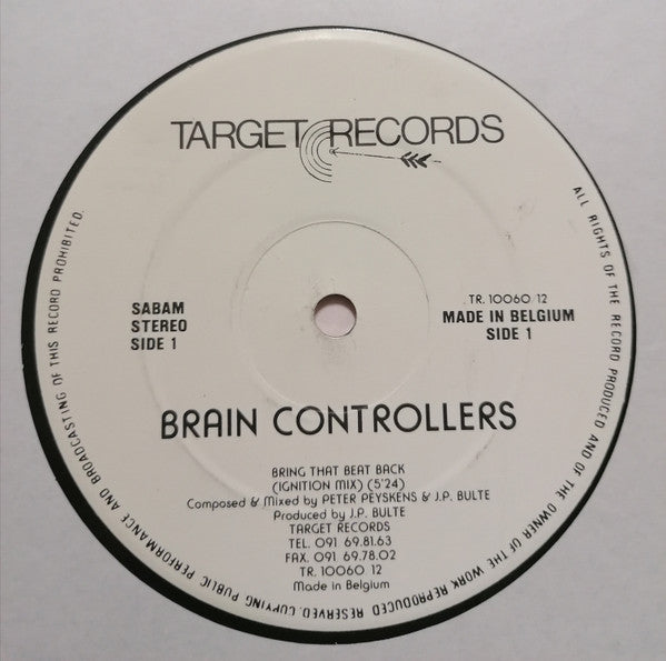 Brain Controllers – Bring That Beat Back (VG+) BOXE2