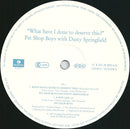 Pet Shop Boys With Dusty Springfield – What Have I Done To Deserve This? (NM) BOX29