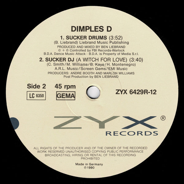 Dimples D – Resucker DJ (Remix) (VG+) BOX9